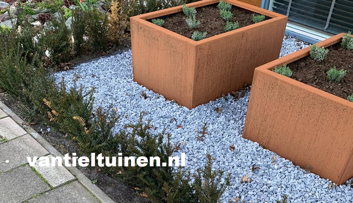 plantenbak cortenstaal 80x80x60cm